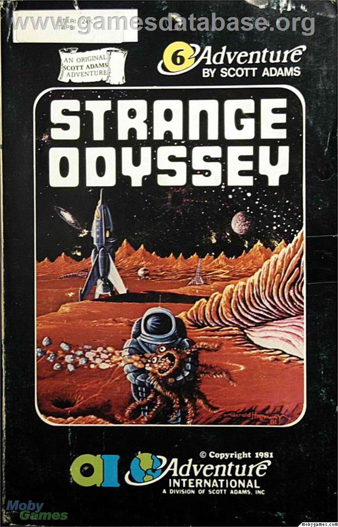 Strange Odyssey - Microsoft DOS - Artwork - Box