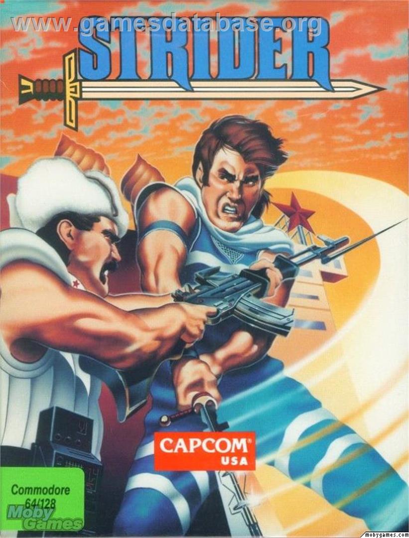 Strider - Microsoft DOS - Artwork - Box