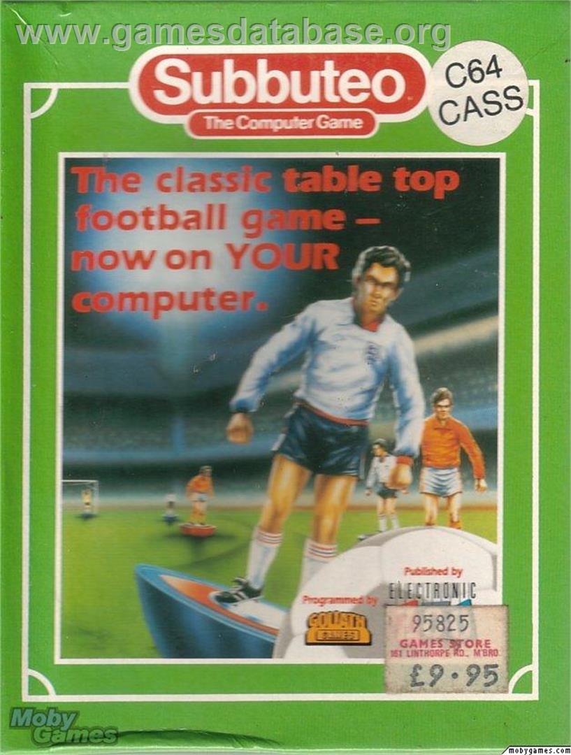 Subbuteo - Microsoft DOS - Artwork - Box