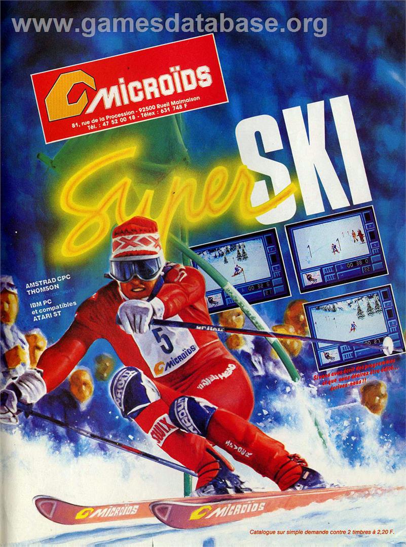 Super Ski - Microsoft DOS - Artwork - Box