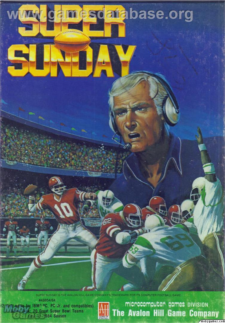 Superbowl Sunday - Microsoft DOS - Artwork - Box