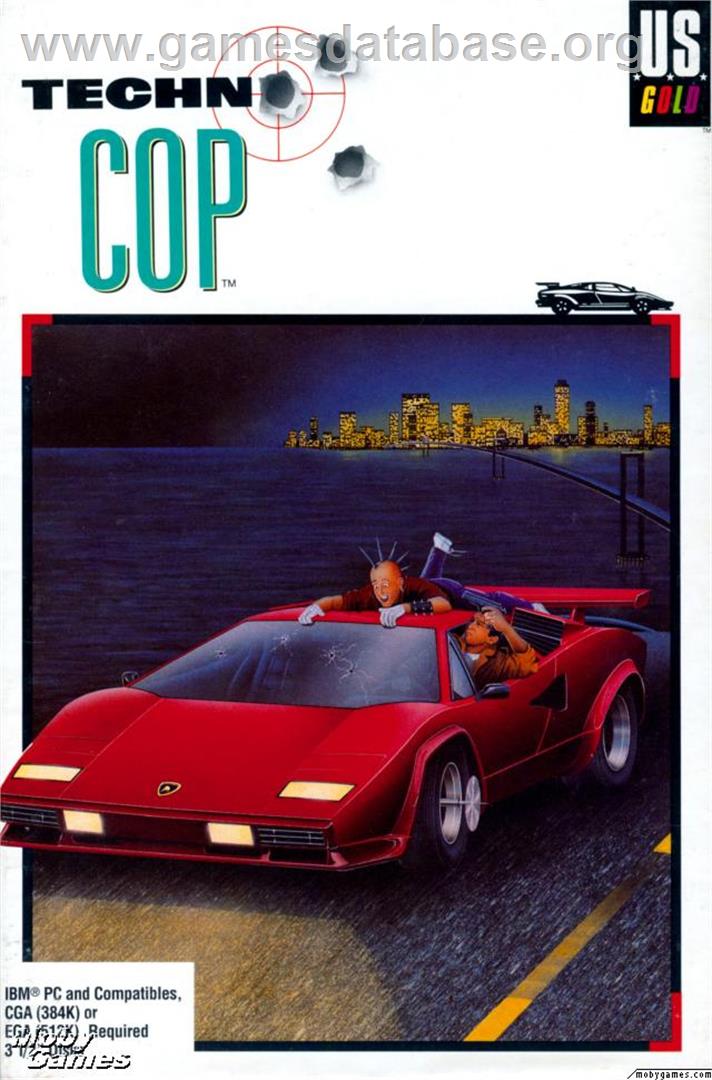 Techno Cop - Microsoft DOS - Artwork - Box