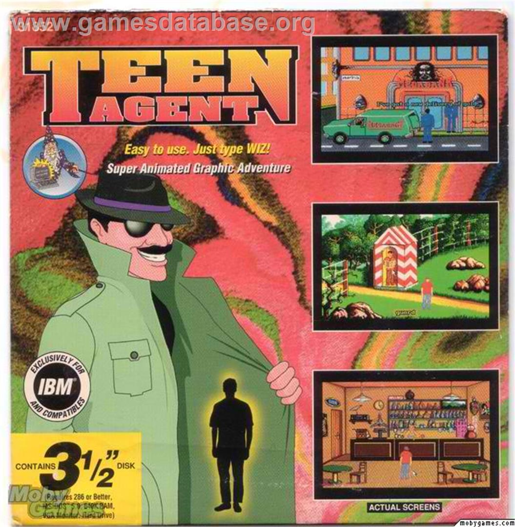 TeenAgent - Microsoft DOS - Artwork - Box