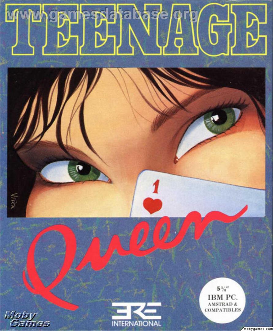 Teenage Queen - Microsoft DOS - Artwork - Box