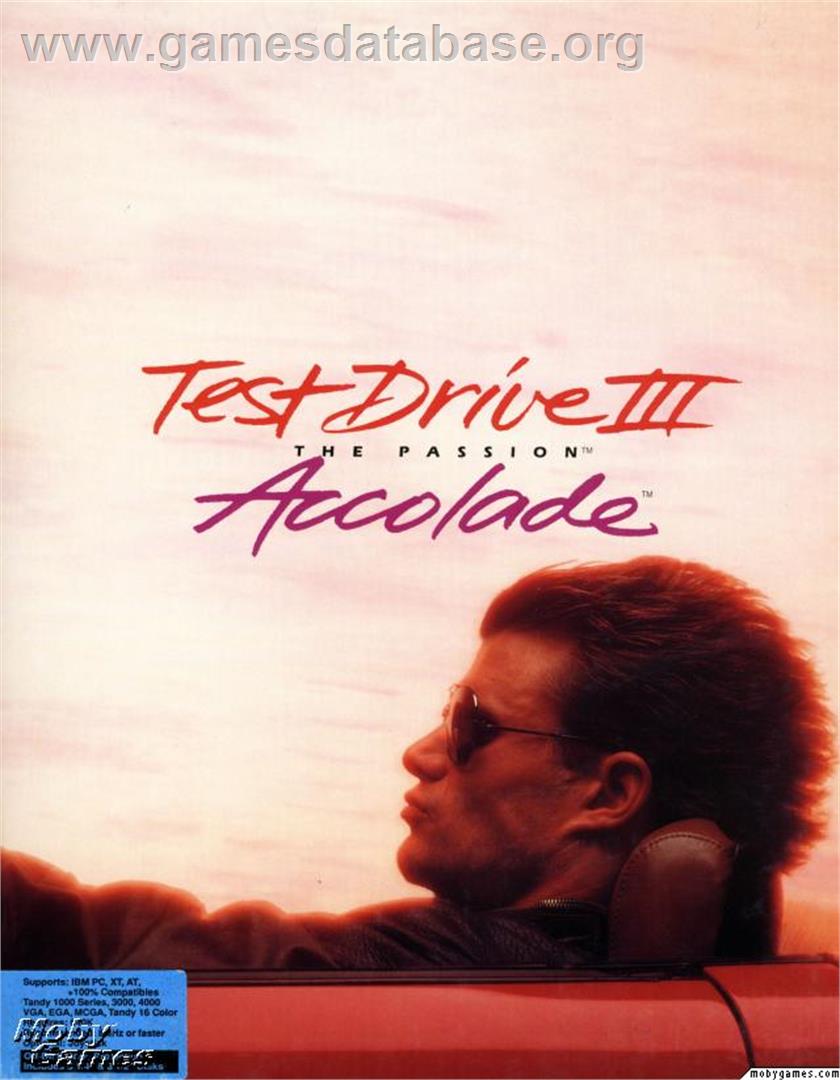 Test Drive 3 The Passion - Microsoft DOS - Artwork - Box