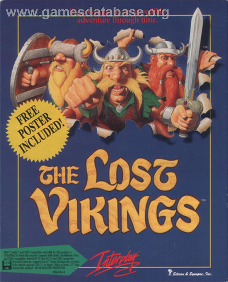 The Lost Vikings - Microsoft DOS - Artwork - Box