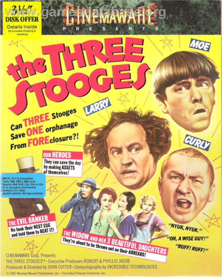 Three Stooges, The - Microsoft DOS - Artwork - Box