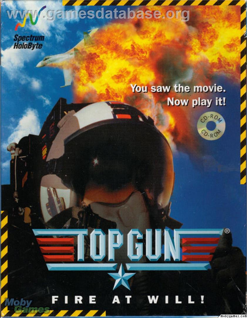 Top Gun - Fire at Will! - Microsoft DOS - Artwork - Box