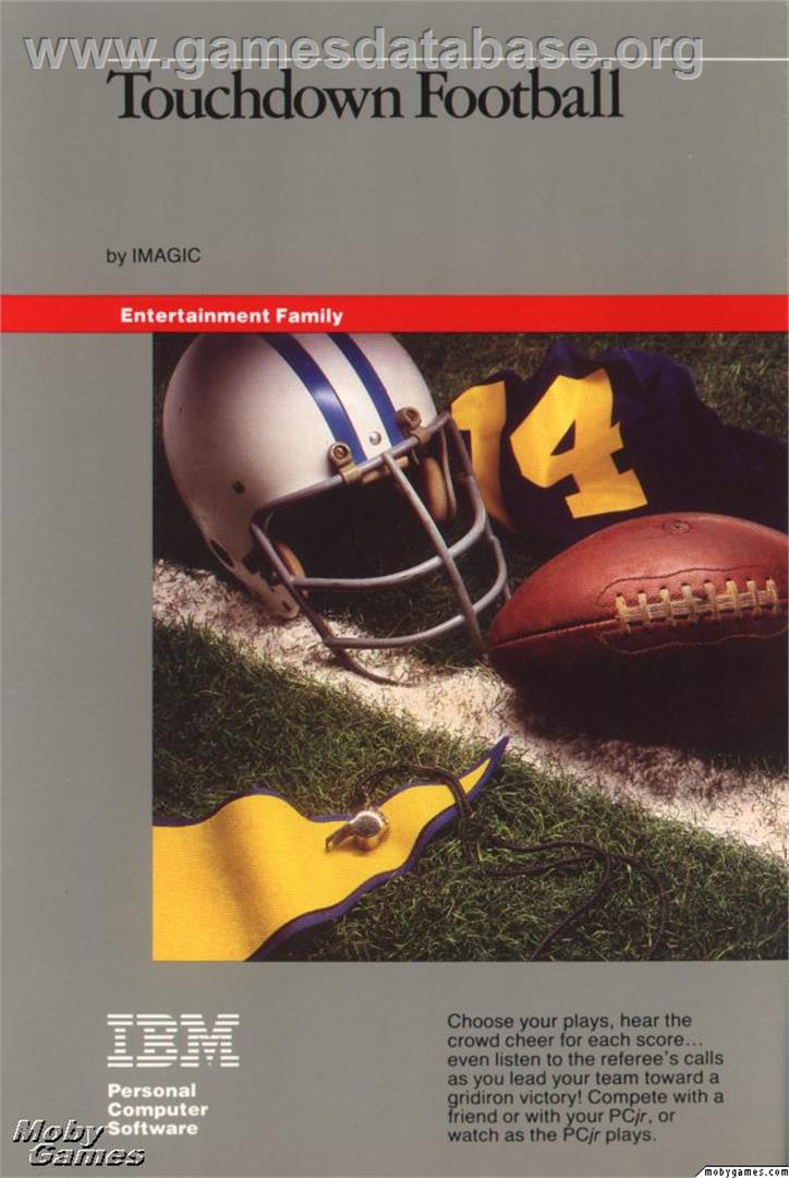 Touchdown Football - Microsoft DOS - Artwork - Box