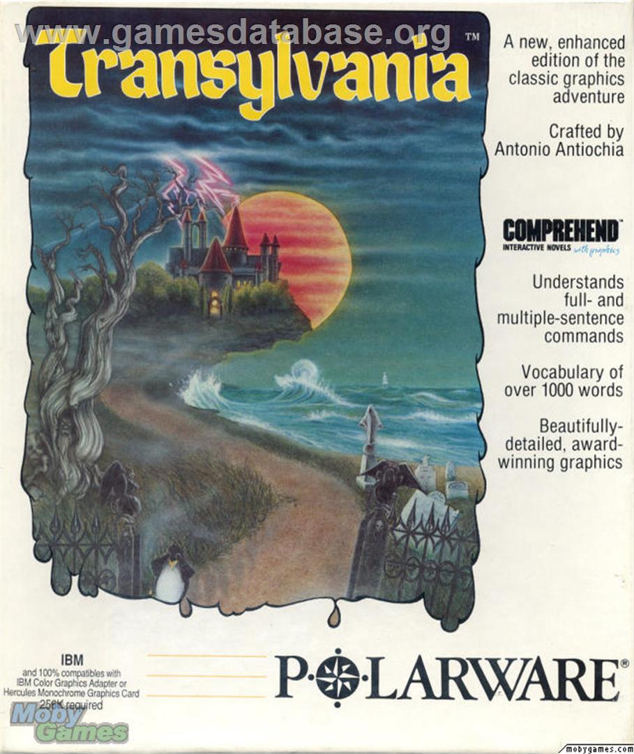 Transylvania - Microsoft DOS - Artwork - Box