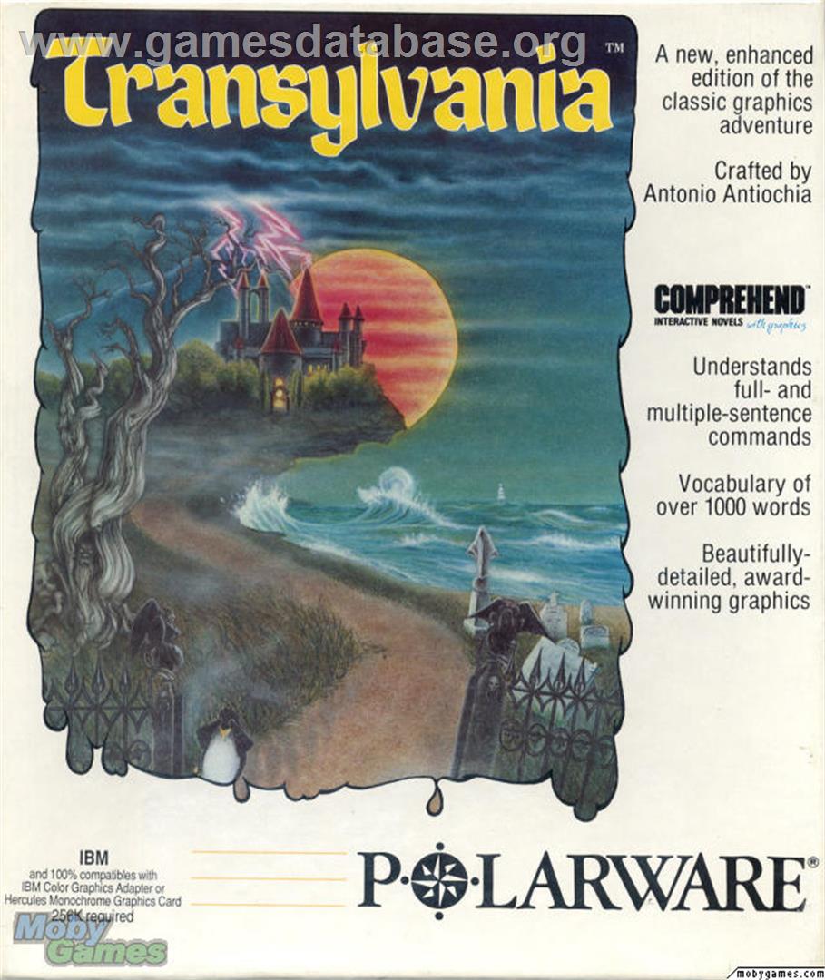 Transylvania - Microsoft DOS - Artwork - Box