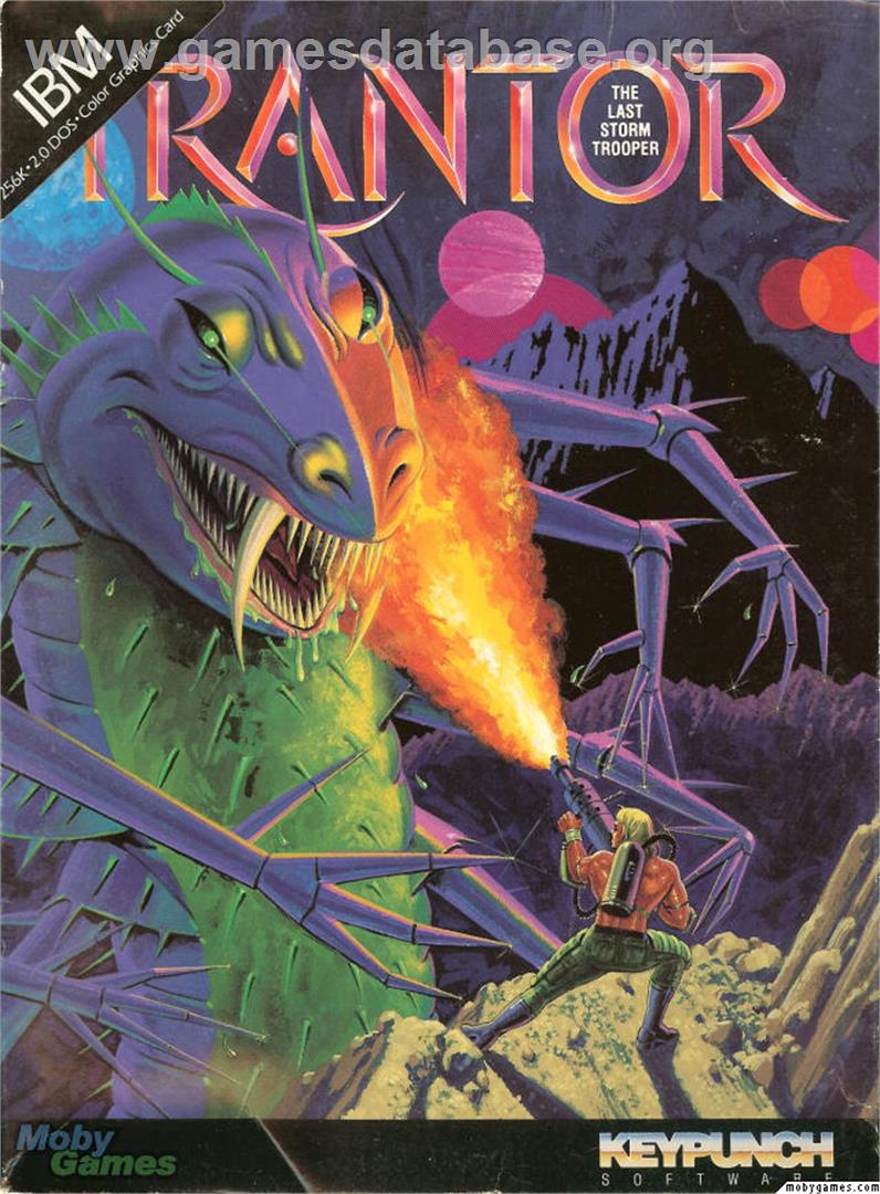 Trantor the Last Stormtrooper - Microsoft DOS - Artwork - Box