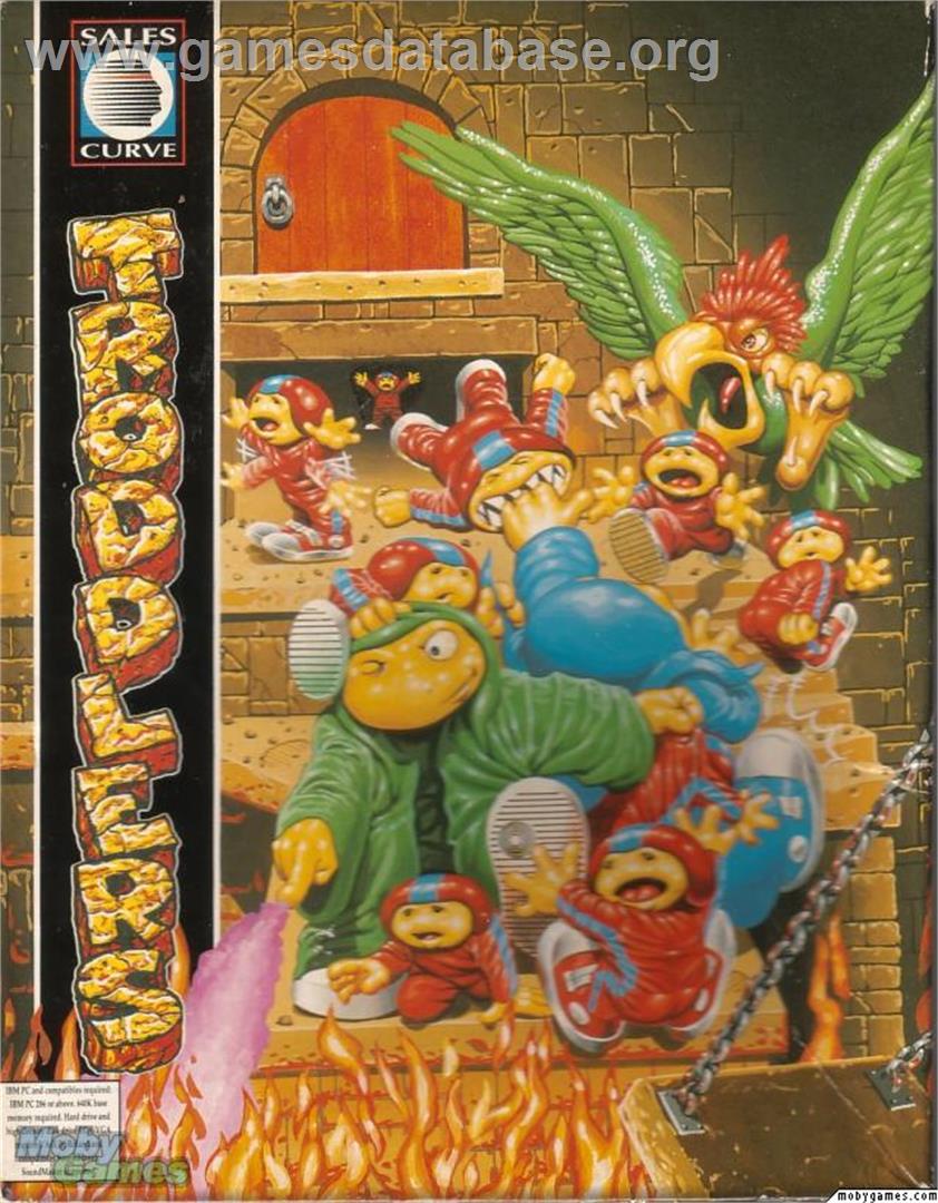 Troddlers - Microsoft DOS - Artwork - Box