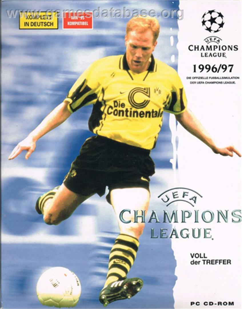 UEFA Champions League 1996/97 - Microsoft DOS - Artwork - Box