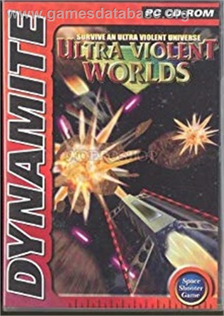 Ultra Violent Worlds - Microsoft DOS - Artwork - Box