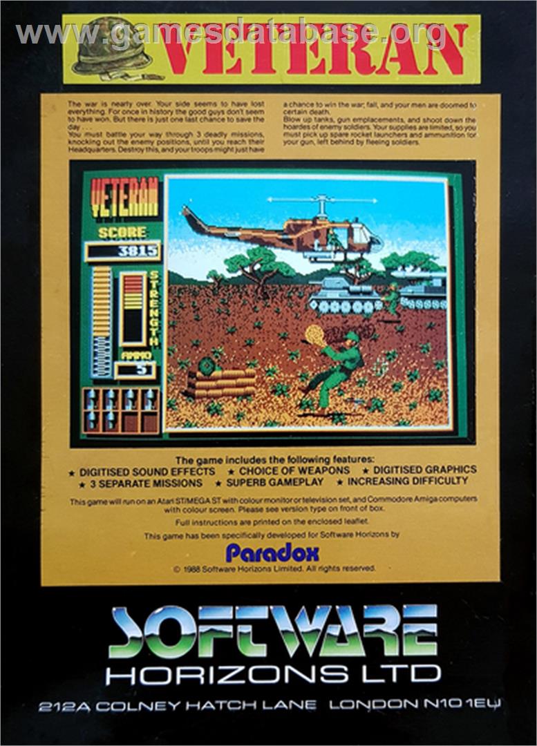 Veteran - Microsoft DOS - Artwork - Box