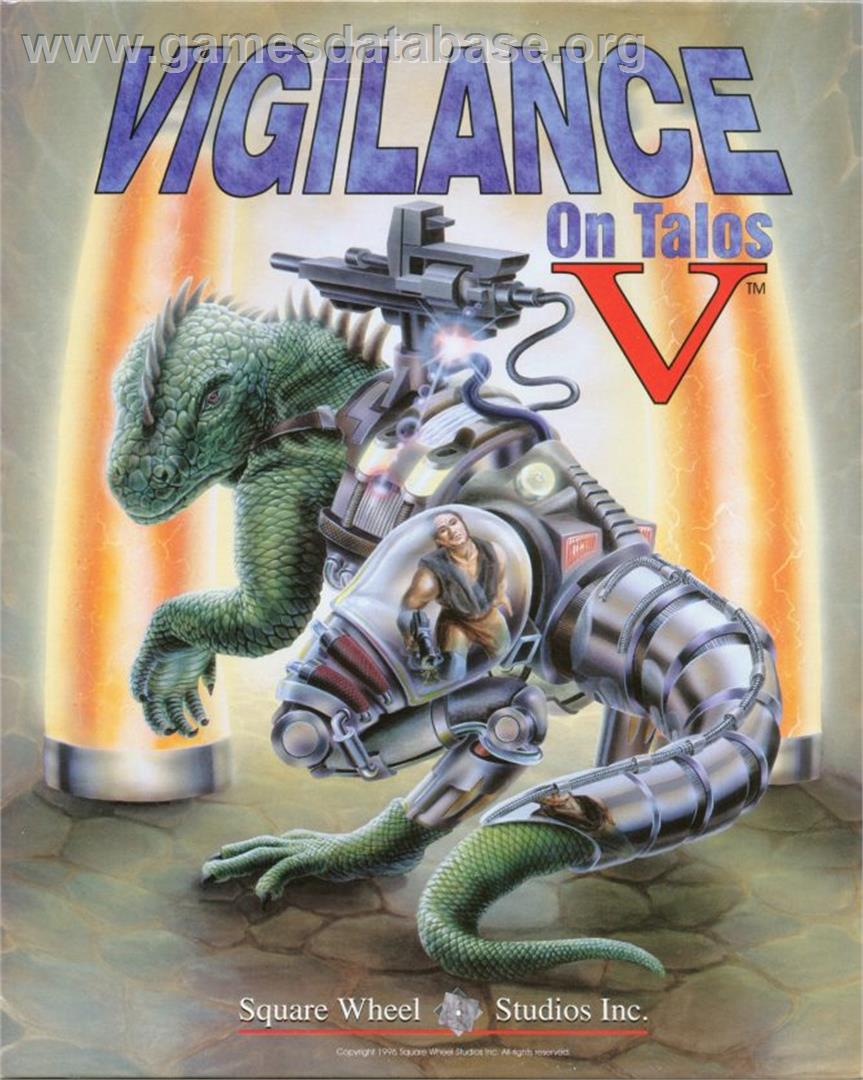 Vigilance On Talos 5 - Microsoft DOS - Artwork - Box