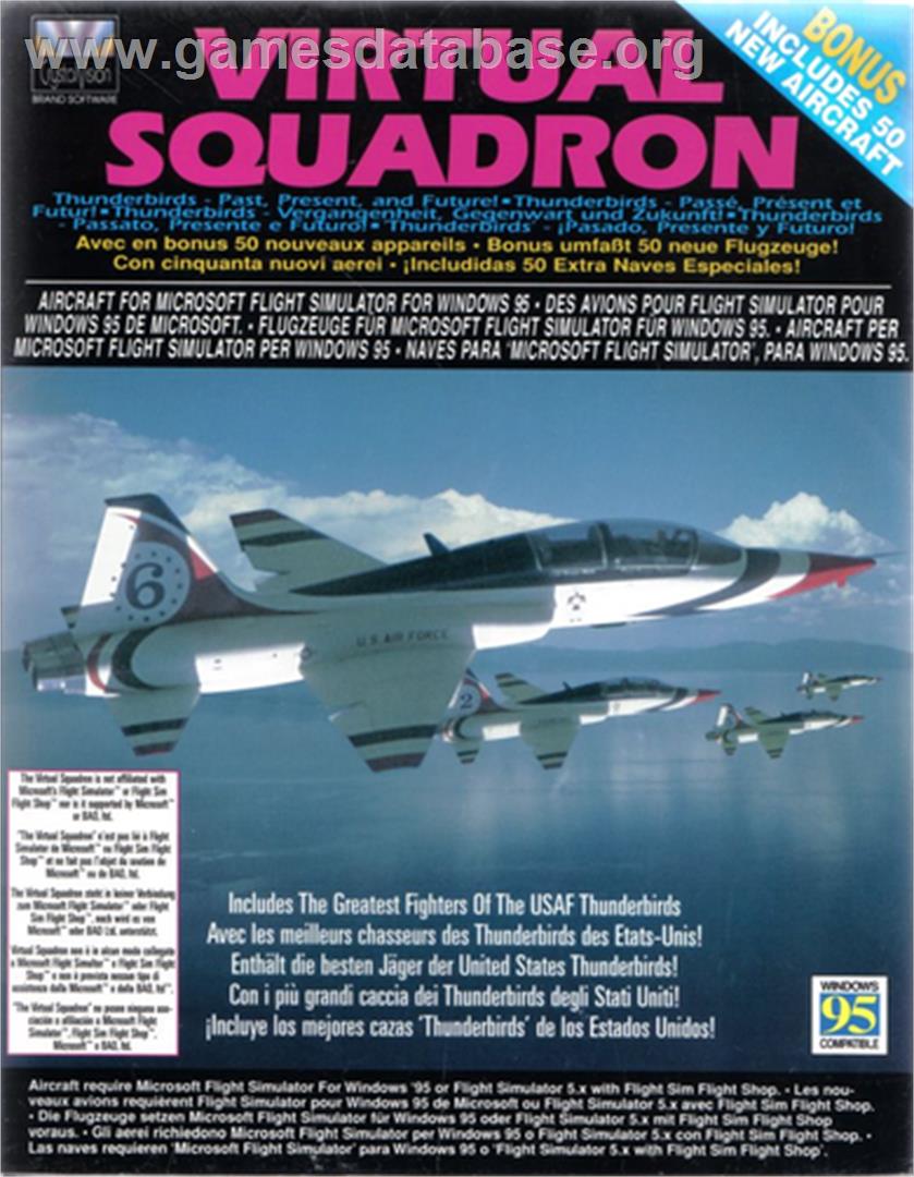 Virtual Squadron - Microsoft DOS - Artwork - Box