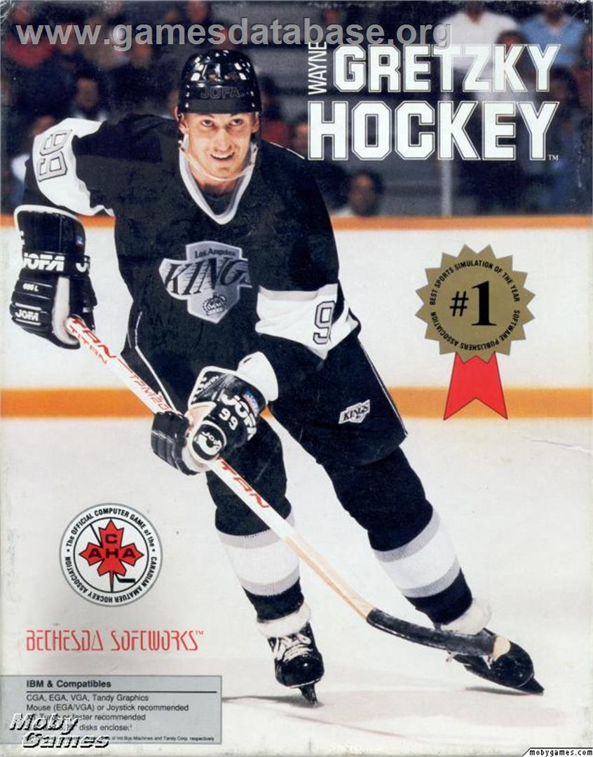 Wayne Gretzky Hockey - Microsoft DOS - Artwork - Box