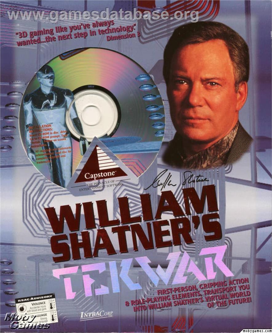 William Shatner's Tekwar - Microsoft DOS - Artwork - Box
