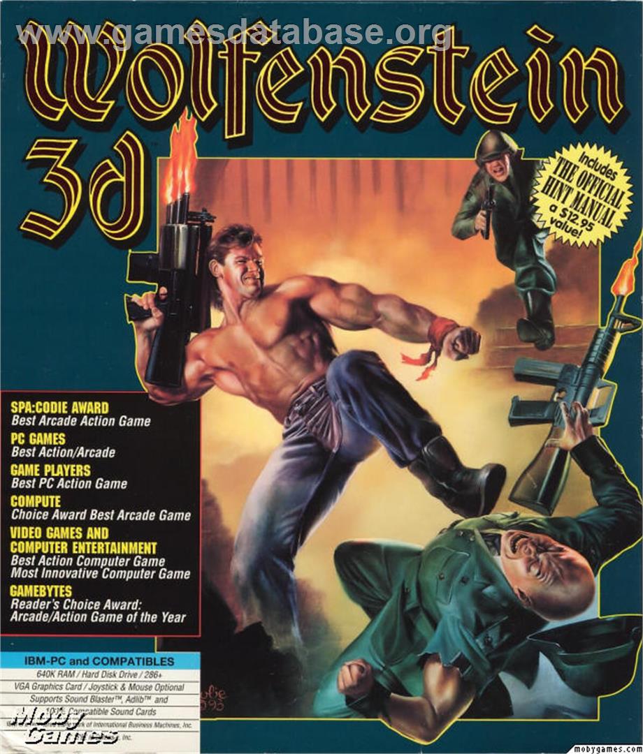 Wolfenstein 3D - Microsoft DOS - Artwork - Box