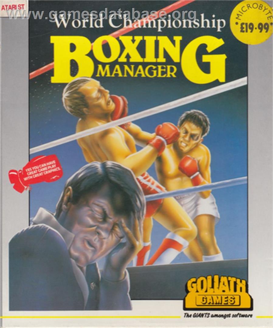 World Championship Boxing Manager - Microsoft DOS - Artwork - Box
