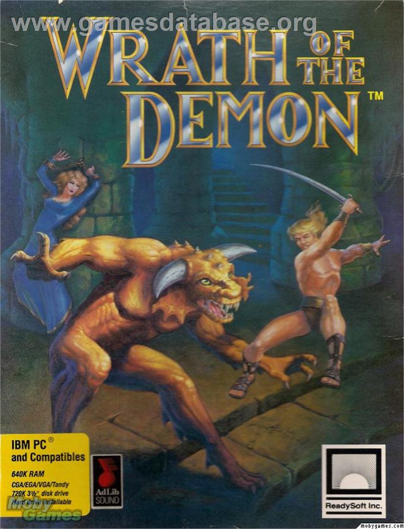 Wrath of the Demon - Microsoft DOS - Artwork - Box