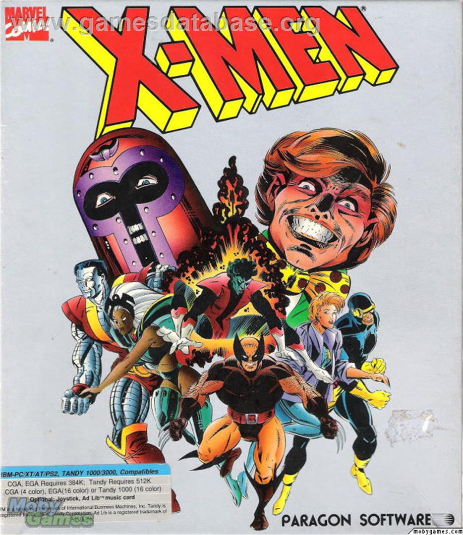 X-Men - Microsoft DOS - Artwork - Box