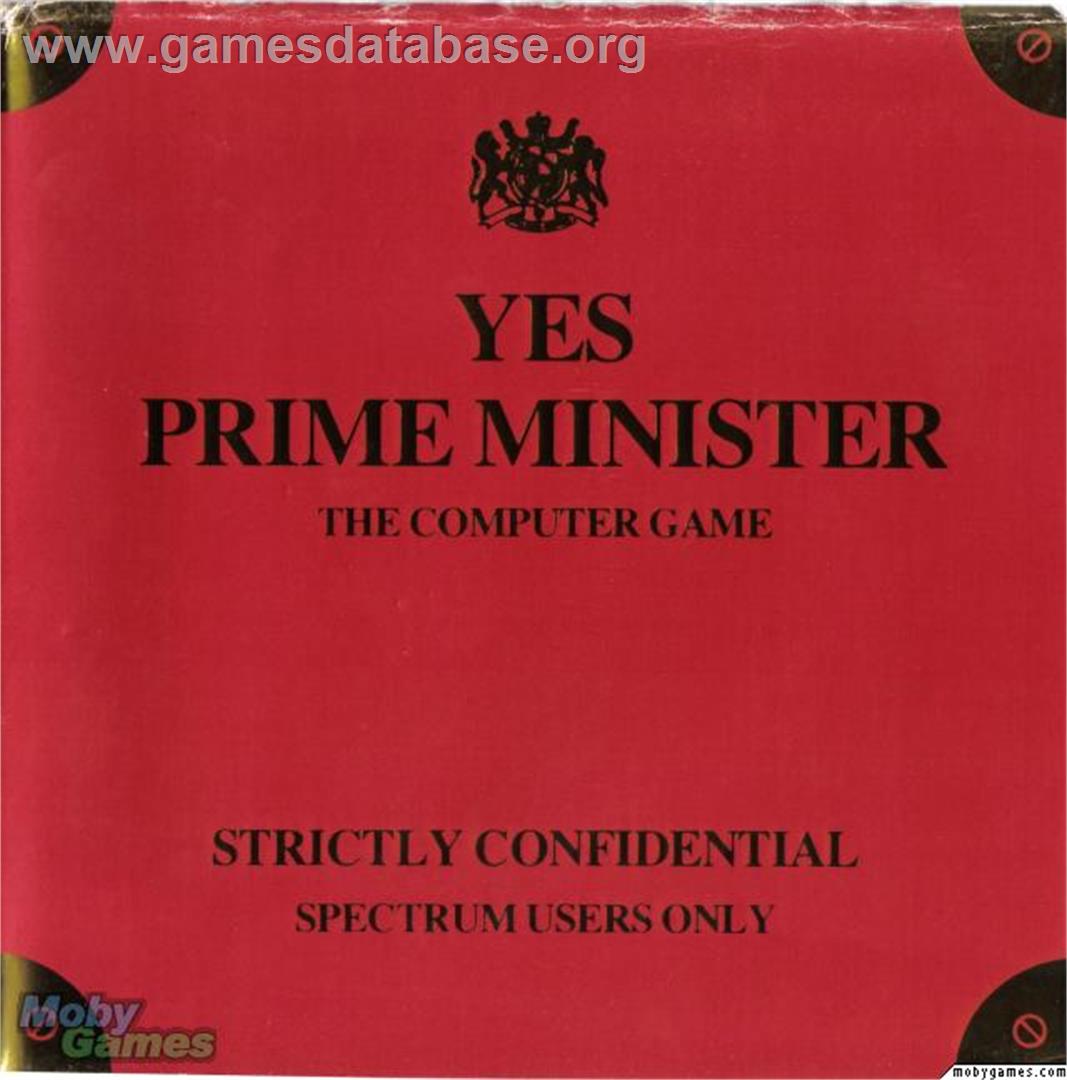 Yes, Prime Minister - Microsoft DOS - Artwork - Box