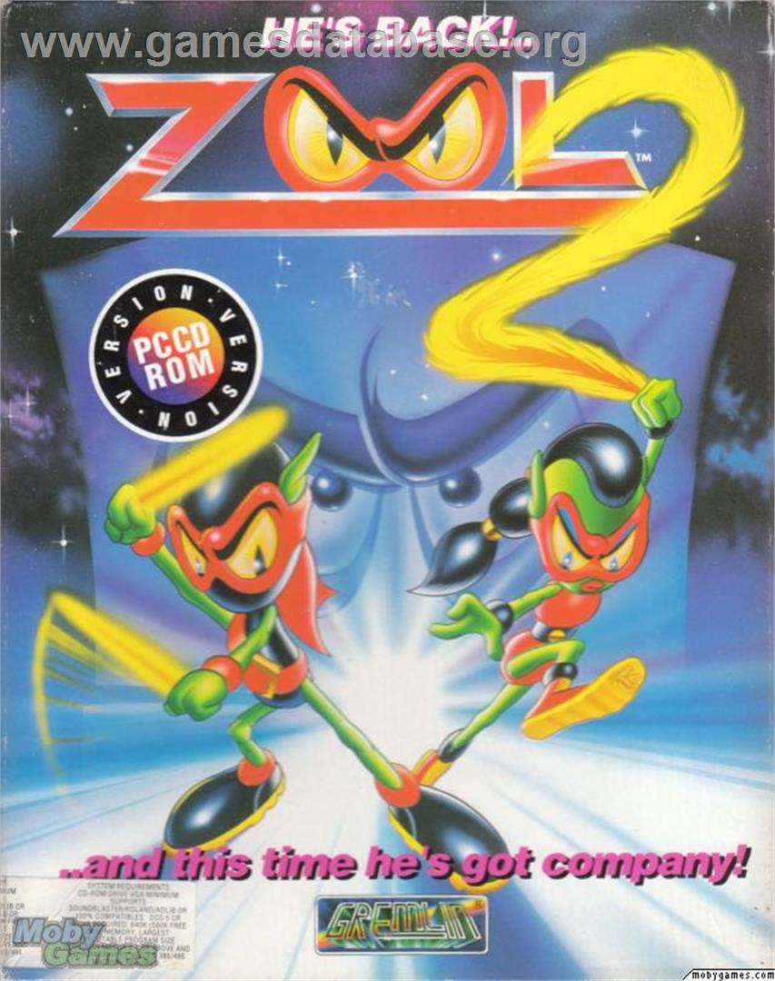 Zool 2 - Microsoft DOS - Artwork - Box