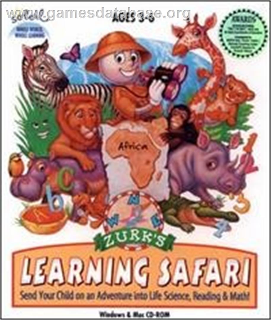 Zurk's Learning Safari - Microsoft DOS - Artwork - Box