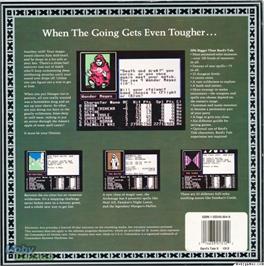 Box back cover for Bard's Tale 2 - The Destiny Knight, The on the Microsoft DOS.