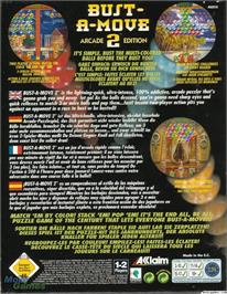 Box back cover for Bust-A-Move 2 - Arcade Edition on the Microsoft DOS.