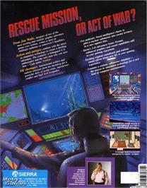 Box back cover for Code-Name - Iceman on the Microsoft DOS.