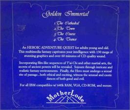Box back cover for Dark Convergence 2, The on the Microsoft DOS.