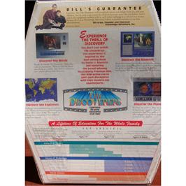 Box back cover for Discoverers, The on the Microsoft DOS.