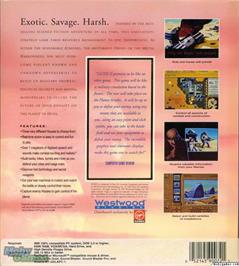 Box back cover for Dune 2 - Battle for Arrakis on the Microsoft DOS.