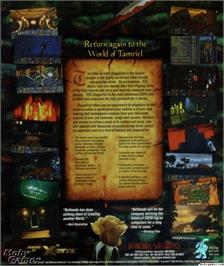 Box back cover for Elder Scrolls - Daggerfall, The on the Microsoft DOS.
