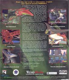 Box back cover for Firewall - Man vs Machine on the Microsoft DOS.