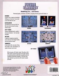 Box back cover for Future Classics Collection on the Microsoft DOS.