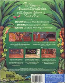 Box back cover for Keef the Thief - A Boy and His Lockpick on the Microsoft DOS.