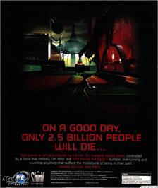 Box back cover for Mdk on the Microsoft DOS.