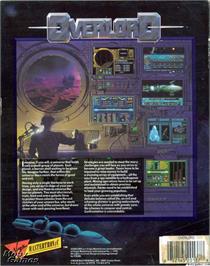 Box back cover for Overlord (1994) on the Microsoft DOS.