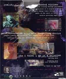 Box back cover for Phantasmagoria 2 - A Puzzle Of Flesh on the Microsoft DOS.