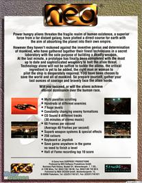 Box back cover for Prototype on the Microsoft DOS.