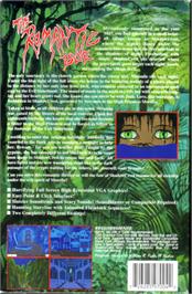 Box back cover for Romantic Blue, The on the Microsoft DOS.