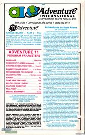 Box back cover for Savage Island Part 2 on the Microsoft DOS.