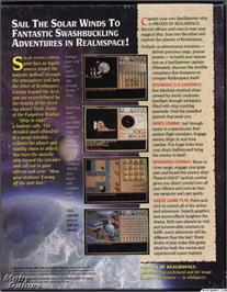 Box back cover for Spelljammer - Pirates of Realmspace on the Microsoft DOS.