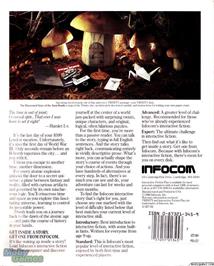 Box back cover for Trinity on the Microsoft DOS.