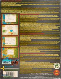 Box back cover for Vikings - Fields Of Conquest - Kingdoms Of England 2 on the Microsoft DOS.